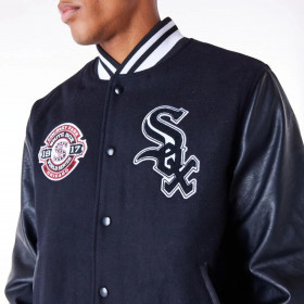 Chaquetas Chicago White Sox MLB Patches Black