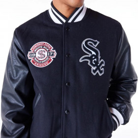 Chaquetas Chicago White Sox MLB Patches Black