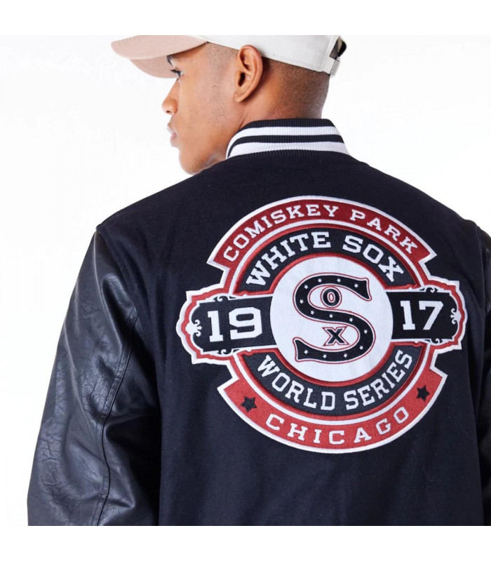 Chaquetas Chicago White Sox MLB Patches Black