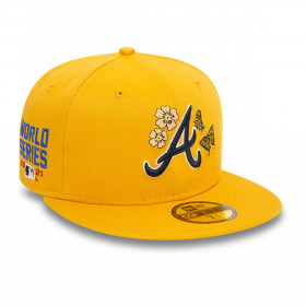 Gorra 59Fifty Atlanta Braves MLB Seasonal Flower Dark Yellow