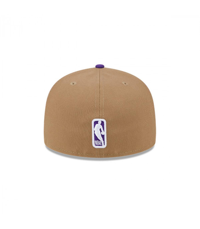 Gorra 59Fifty Los Angeles Lakers NBA Classic Wordmark Beige