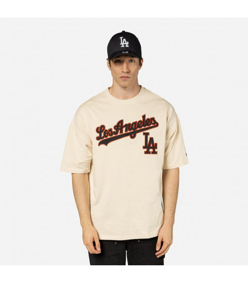 Polera  Los Angeles Dodgers MLB Cord Infill Light Beige