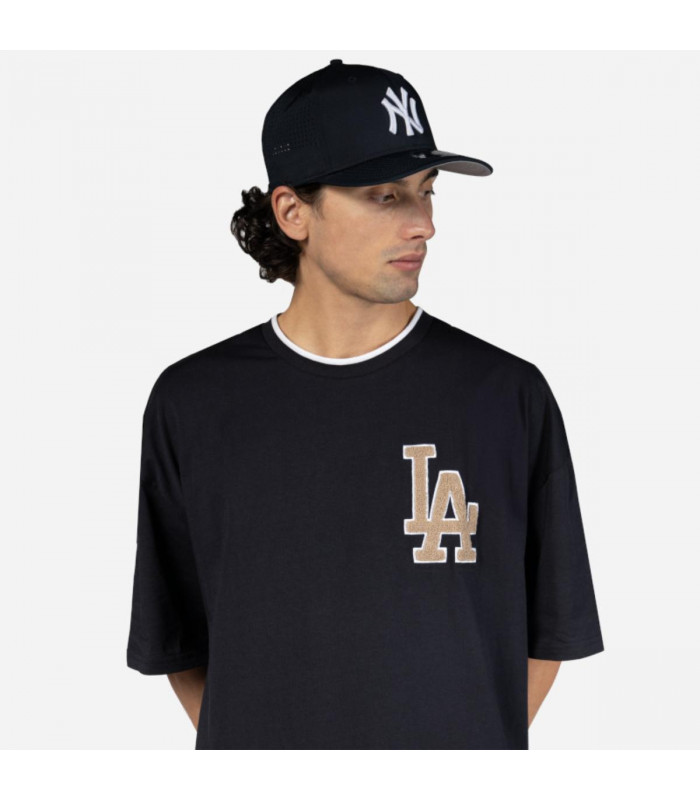 Polera  Los Angeles Dodgers MLB Patches Navy