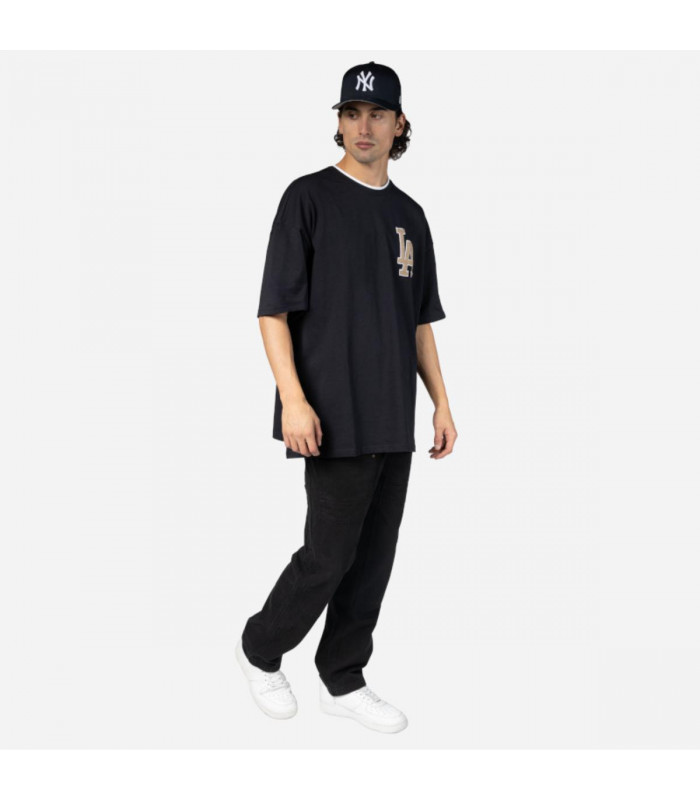 Polera  Los Angeles Dodgers MLB Patches Navy