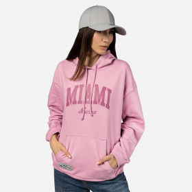 Polerón New Era Miami City Pastel Pink Woman