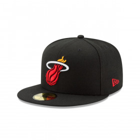Gorra 59Fifty Miami Heat NBA Clasicos Black
