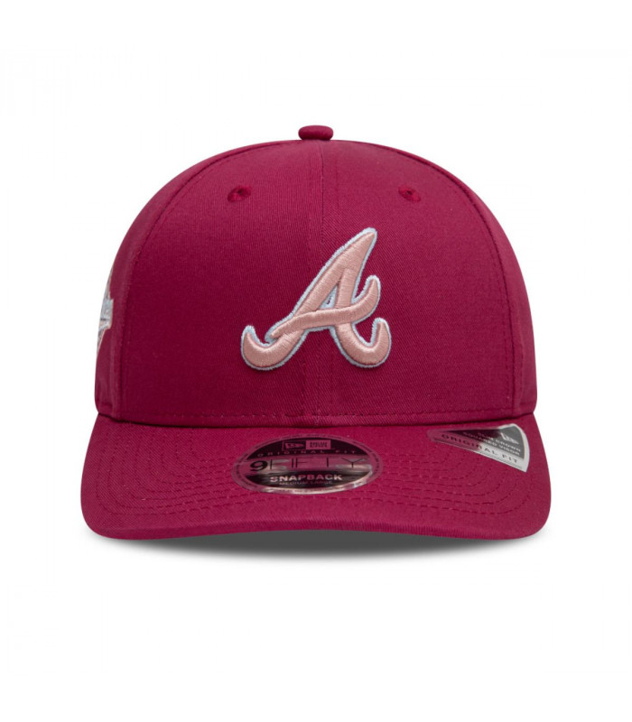 Gorra 9Fifty Atlanta Braves MLB World Series Dark Red
