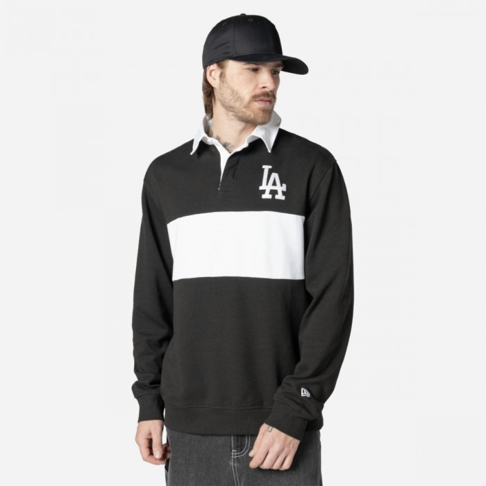 Poleron Los Angeles Dodgers MLB Throwback Prep Negro
