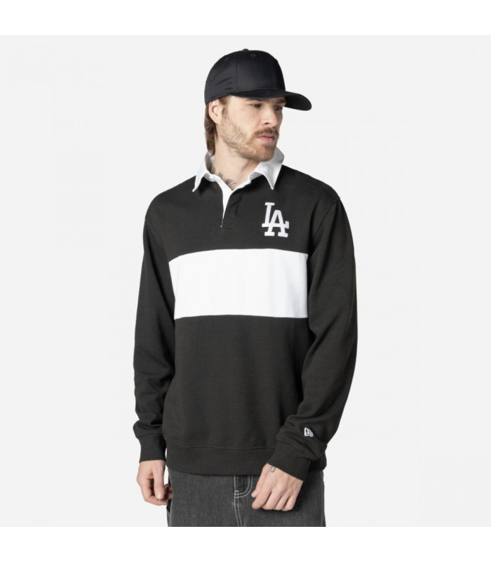 Poleron Los Angeles Dodgers MLB Throwback Prep Negro