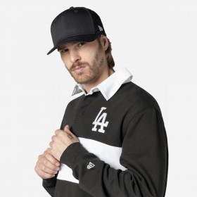 Poleron Los Angeles Dodgers MLB Throwback Prep Negro