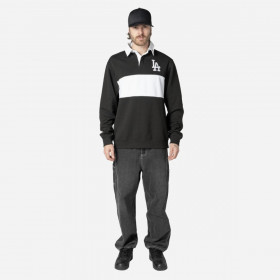 Poleron Los Angeles Dodgers MLB Throwback Prep Negro