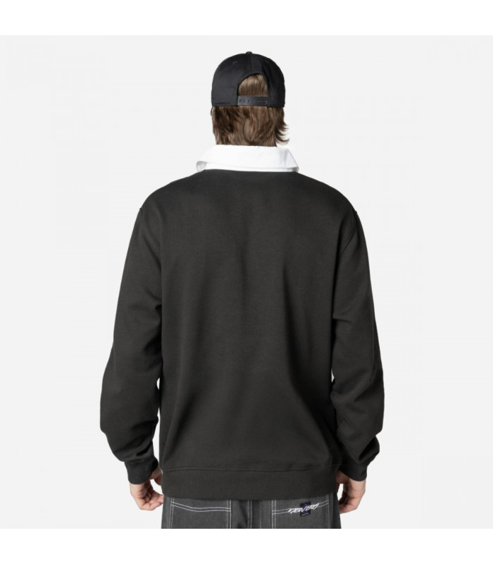 Poleron Los Angeles Dodgers MLB Throwback Prep Negro