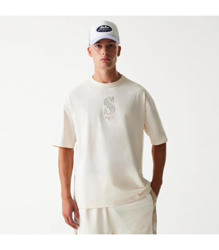 Polera Seattle Mariners MLB Floral Open White