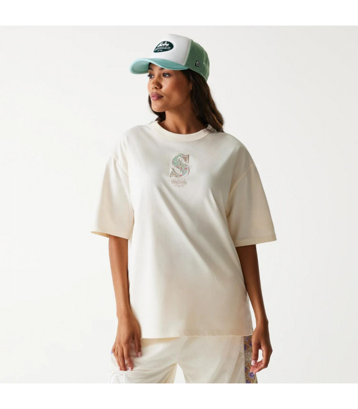 Polera Seattle Mariners MLB Floral Open White