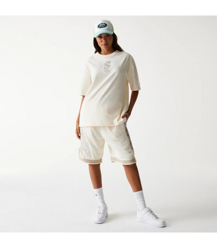 Polera Seattle Mariners MLB Floral Open White