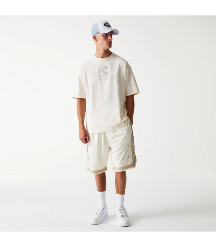 Polera Seattle Mariners MLB Floral Open White