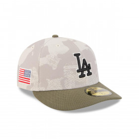 Gorra 59Fifty Los Angeles Dodgers MLB Armed Forces Day Beige