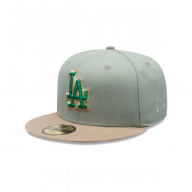 Gorra 59Fifty Los Angeles Dodgers MLB Green Camel