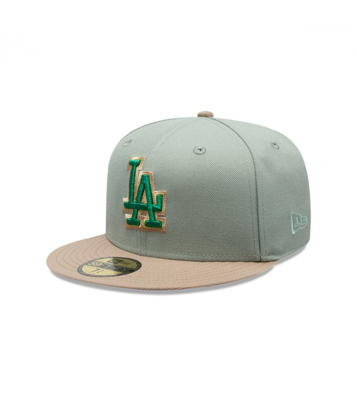 Gorra 59Fifty Los Angeles Dodgers MLB Green Camel