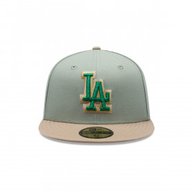 Gorra 59Fifty Los Angeles Dodgers MLB Green Camel