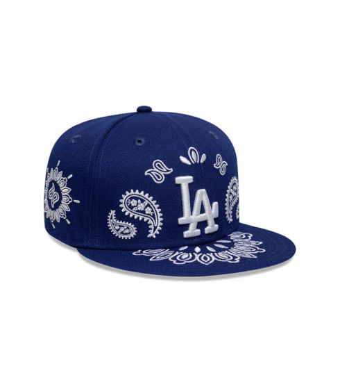 Gorra 59Fifty Los Angeles Dodgers Paisley Blue