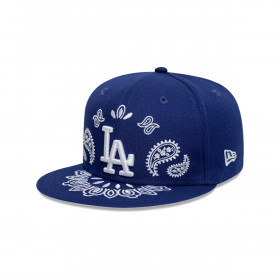 Gorra 59Fifty Los Angeles Dodgers Paisley Blue
