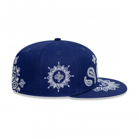 Gorra 59Fifty Los Angeles Dodgers Paisley Blue