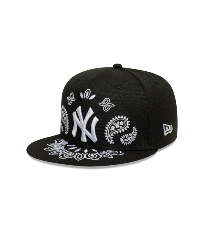Gorra 59Fifty New York Yankees Paisley Negro