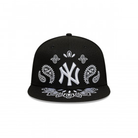 Gorra 59Fifty New York Yankees Paisley Negro