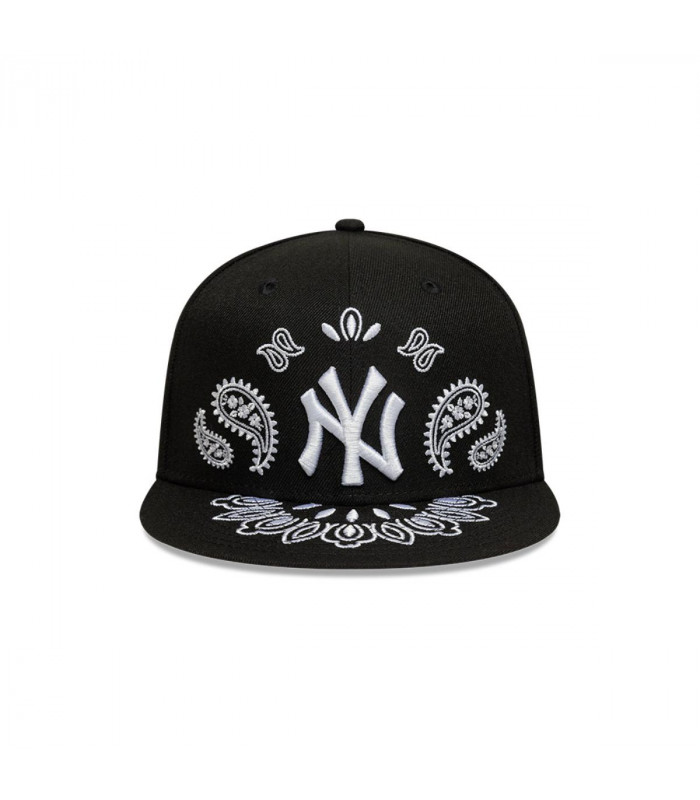 Gorra 59Fifty New York Yankees Paisley Negro