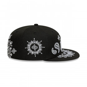 Gorra 59Fifty New York Yankees Paisley Negro