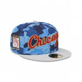 Gorro 59fifty MLB Chicago Blanco Sox Urban Azul Camo