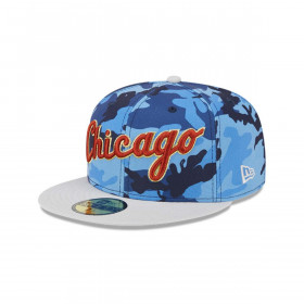 Gorro 59fifty MLB Chicago Blanco Sox Urban Azul Camo
