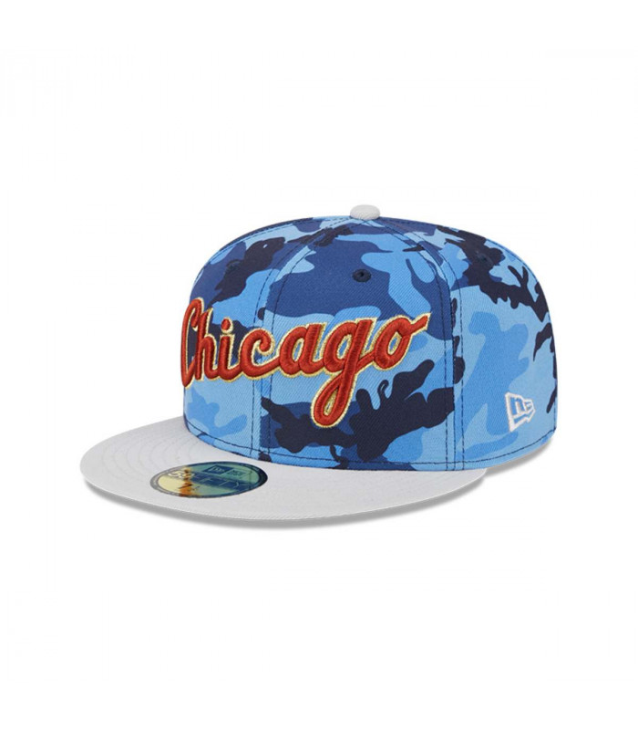 Gorro 59fifty MLB Chicago Blanco Sox Urban Azul Camo