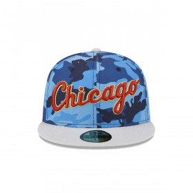 Gorro 59fifty MLB Chicago Blanco Sox Urban Azul Camo