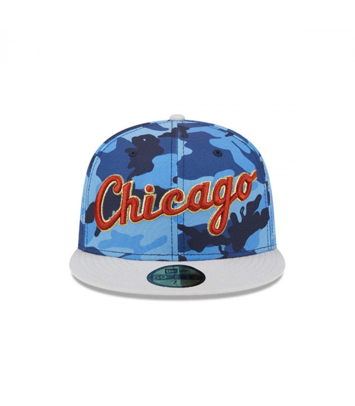 Gorro 59fifty MLB Chicago Blanco Sox Urban Azul Camo