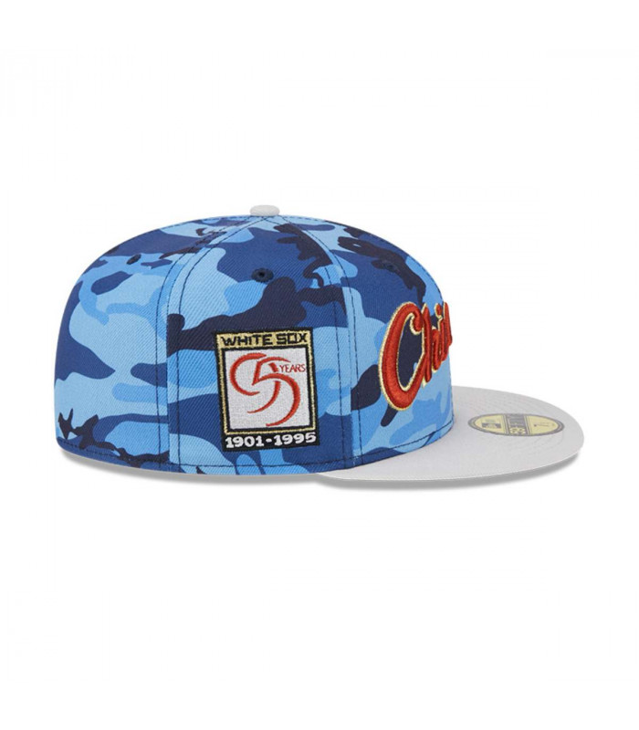 Gorro 59fifty MLB Chicago Blanco Sox Urban Azul Camo