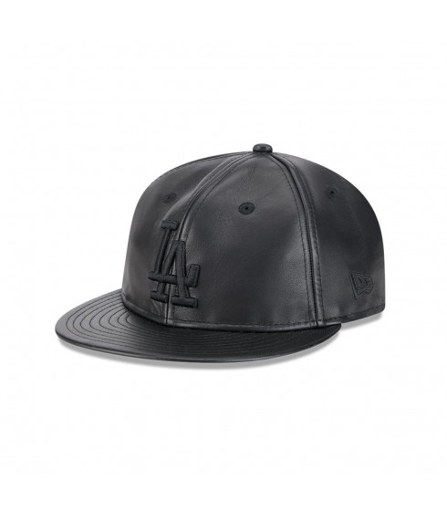 Gorra 9Fifty MLB Los Angeles Dodgers Genuine Leather Black