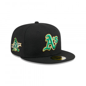 Gorra Oakland Athletics MLB 59Fifty Metallic Verde Pop Negro