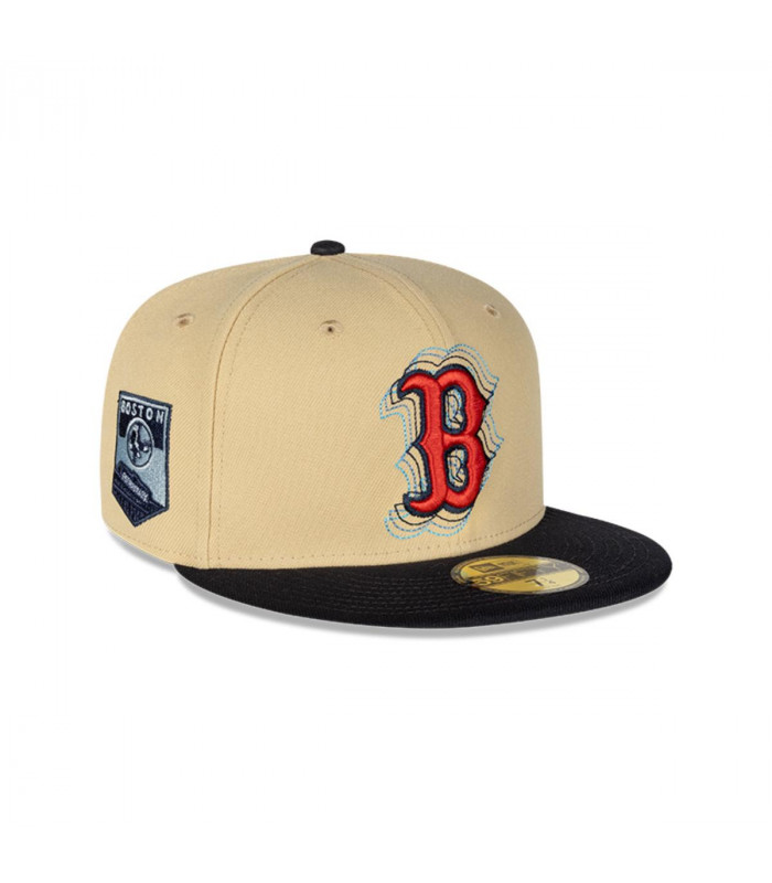 Gorra 59Fifty Boston Rojo Sox MLB Pack Illusion Dorado