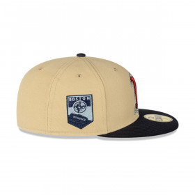 Gorra 59Fifty Boston Rojo Sox MLB Pack Illusion Dorado