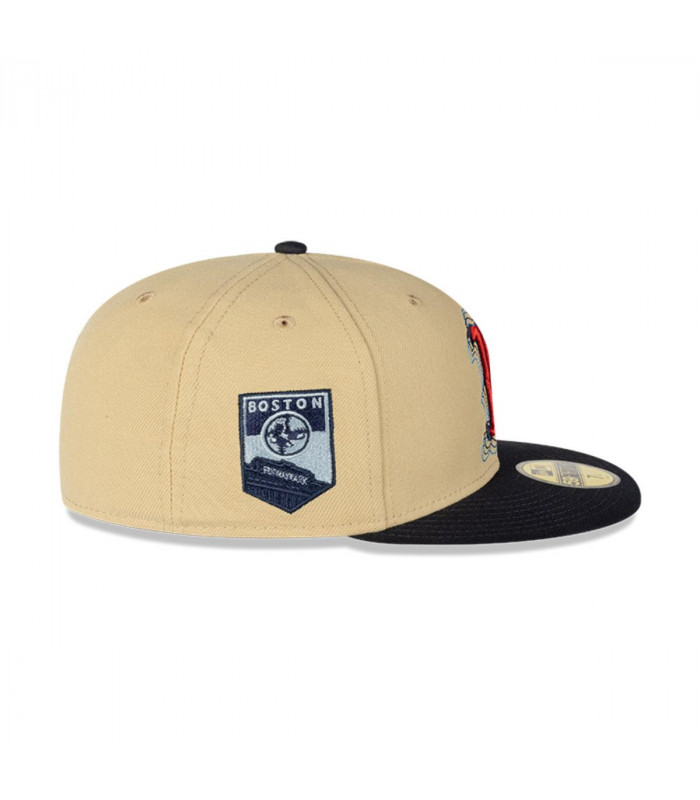 Gorra 59Fifty Boston Rojo Sox MLB Pack Illusion Dorado
