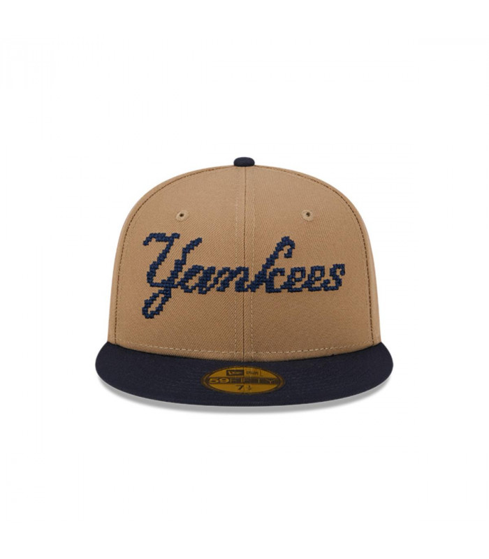 Gorra 59Fifty New York Yankees MLB 8-Bit Wordmark Beige