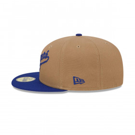 Gorra 59Fifty Los Angeles Dodgers MLB 8-Bit Wordmark Beige