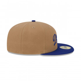 Gorra 59Fifty Los Angeles Dodgers MLB 8-Bit Wordmark Beige
