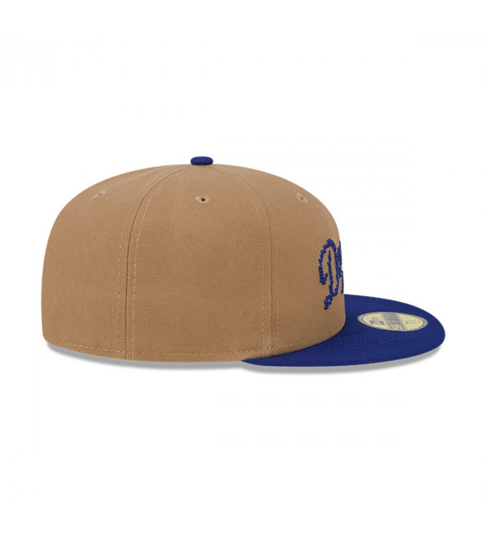 Gorra 59Fifty Los Angeles Dodgers MLB 8-Bit Wordmark Beige