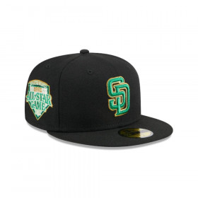 Gorra San Diego Padres MLB 59Fifty Metallic Green Pop Black