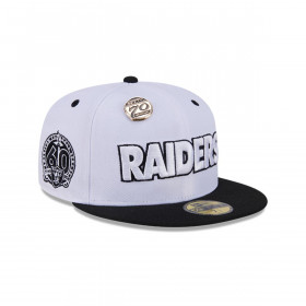 Gorra 59fifty Las Vegas Raiders NFL 59Fifty Day Blanco