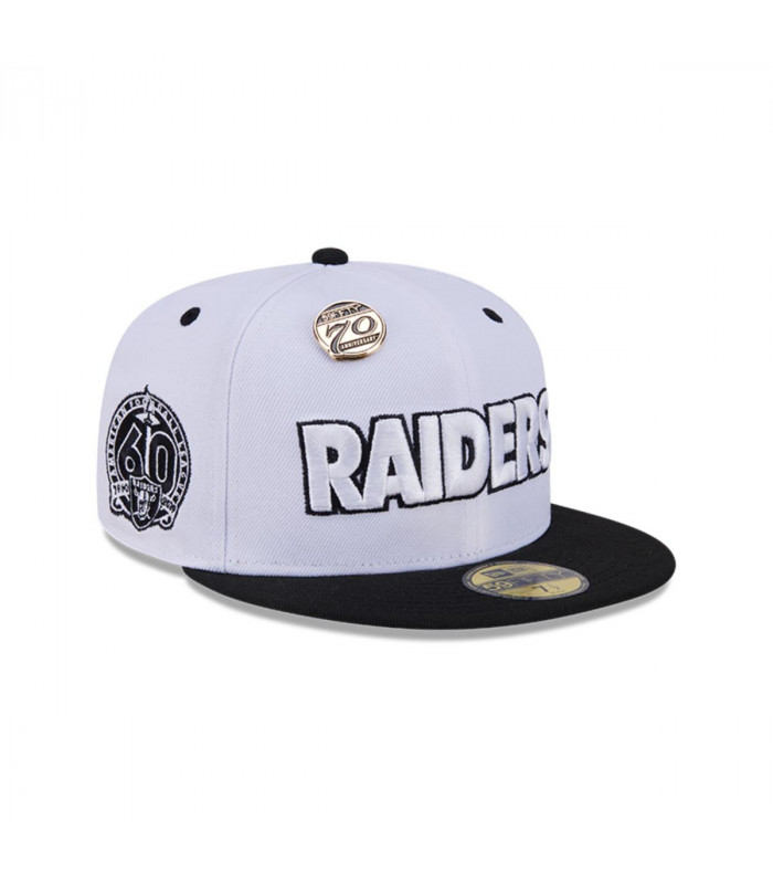 Gorra 59fifty Las Vegas Raiders NFL 59Fifty Day Blanco