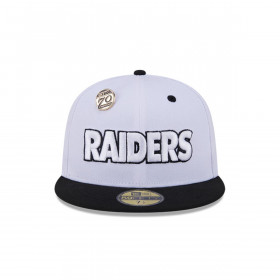Gorra 59fifty Las Vegas Raiders NFL 59Fifty Day Blanco